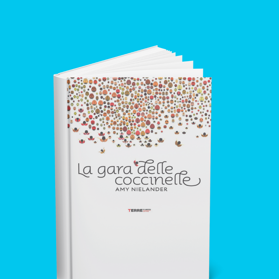 Copertina del libro la gara delle coccinelle