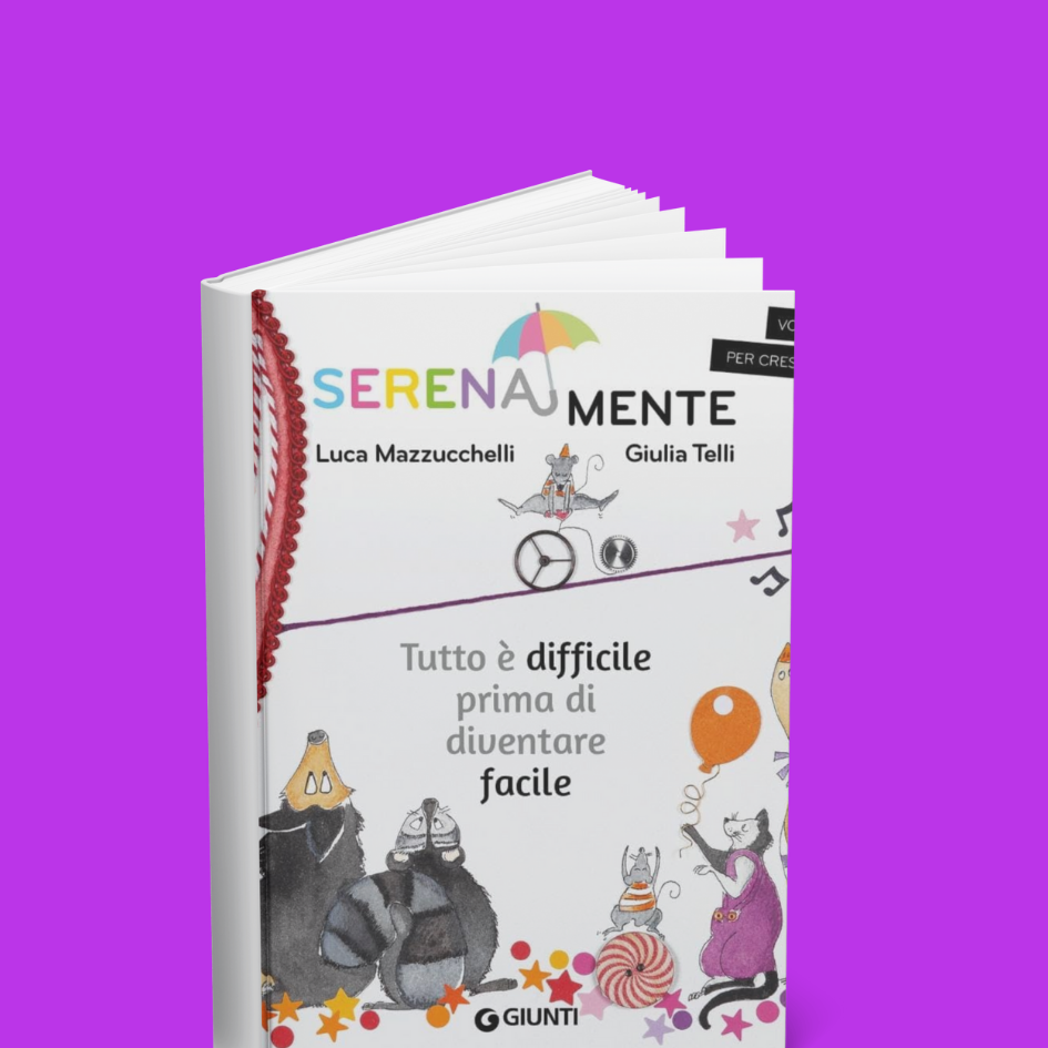 Copertina del libro Serenamente – Tutto è difficile prima di diventare facile