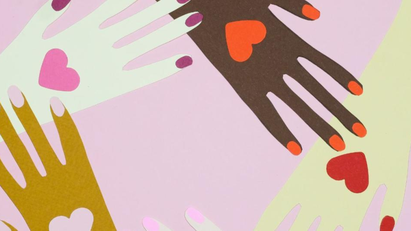 Immagine di Brett Jordan su Unsplash<br />
Copertina della risorsa "Educazione al genere: promuovere la diversità e il rispetto" di Arcipelago Educativo (Save the Children), raffigurante un'illustrazione di mani femminili di background culturale diverso che si intrecciano tra loro 