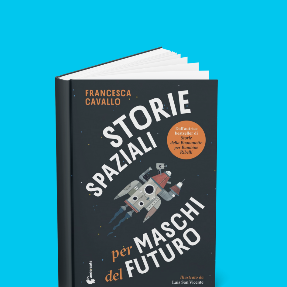 Copertina del libro Storie spaziali per maschi del futuro