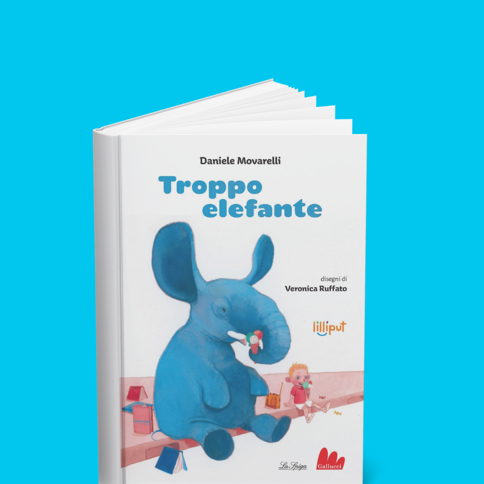 Copertina del libro Troppo elefante